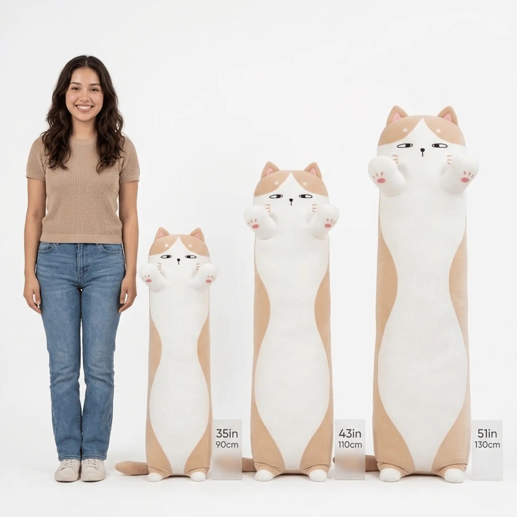 Stretchy the Sleepy Long Cat Nap Pillow