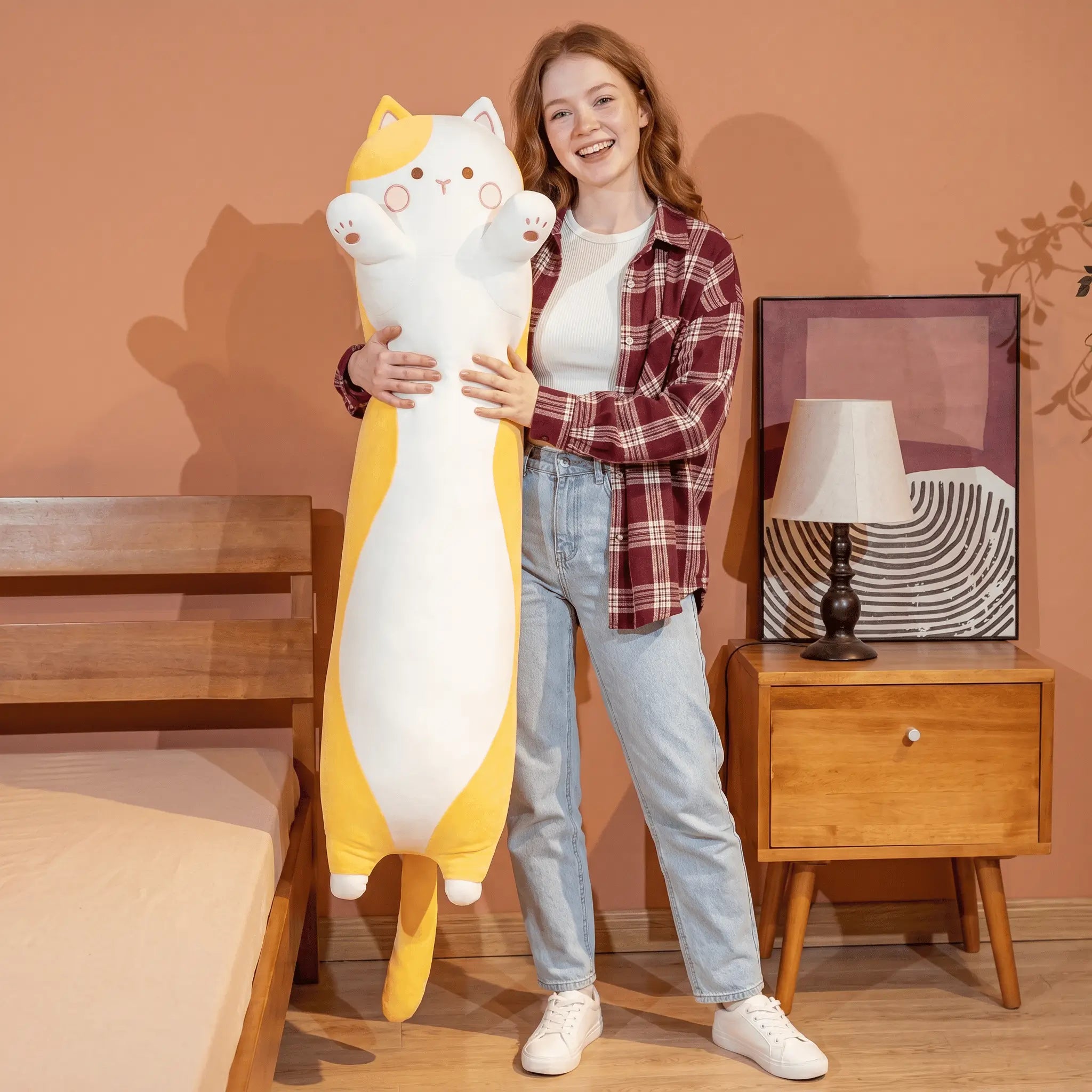 Stretchy the Sleepy Long Cat Nap Pillow