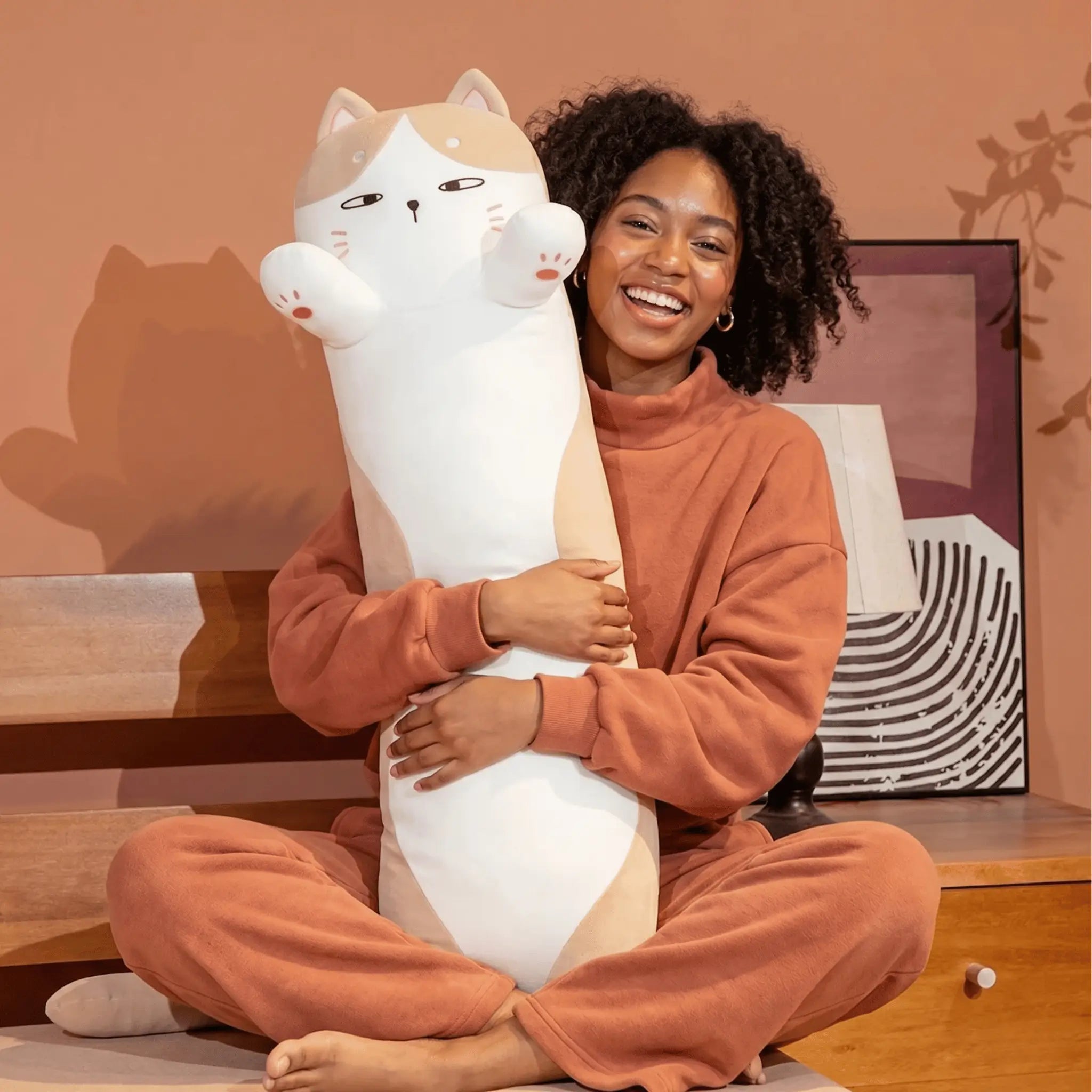 Stretchy the Sleepy Long Cat Nap Pillow