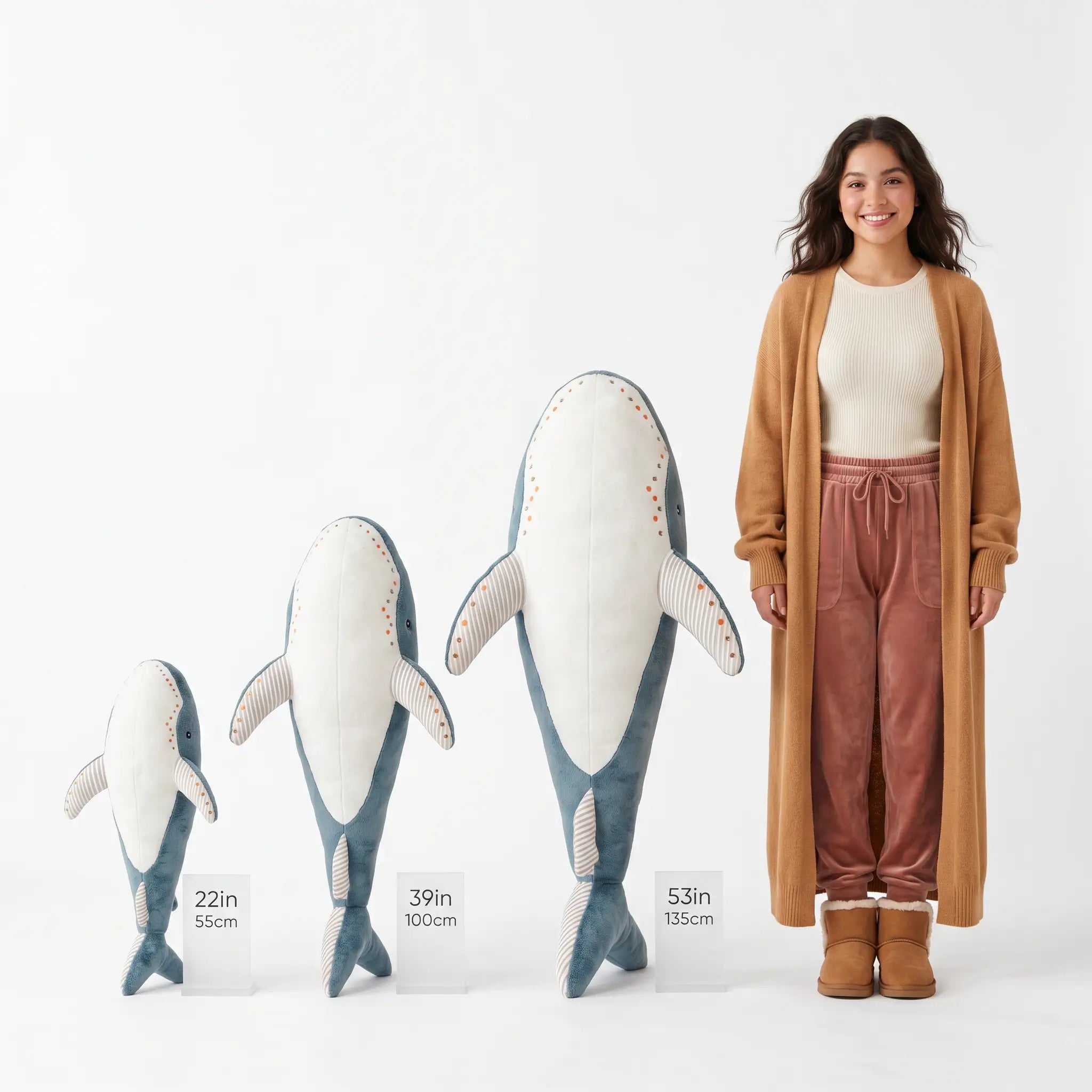 Wavy the Huggable Giant Whale Plush