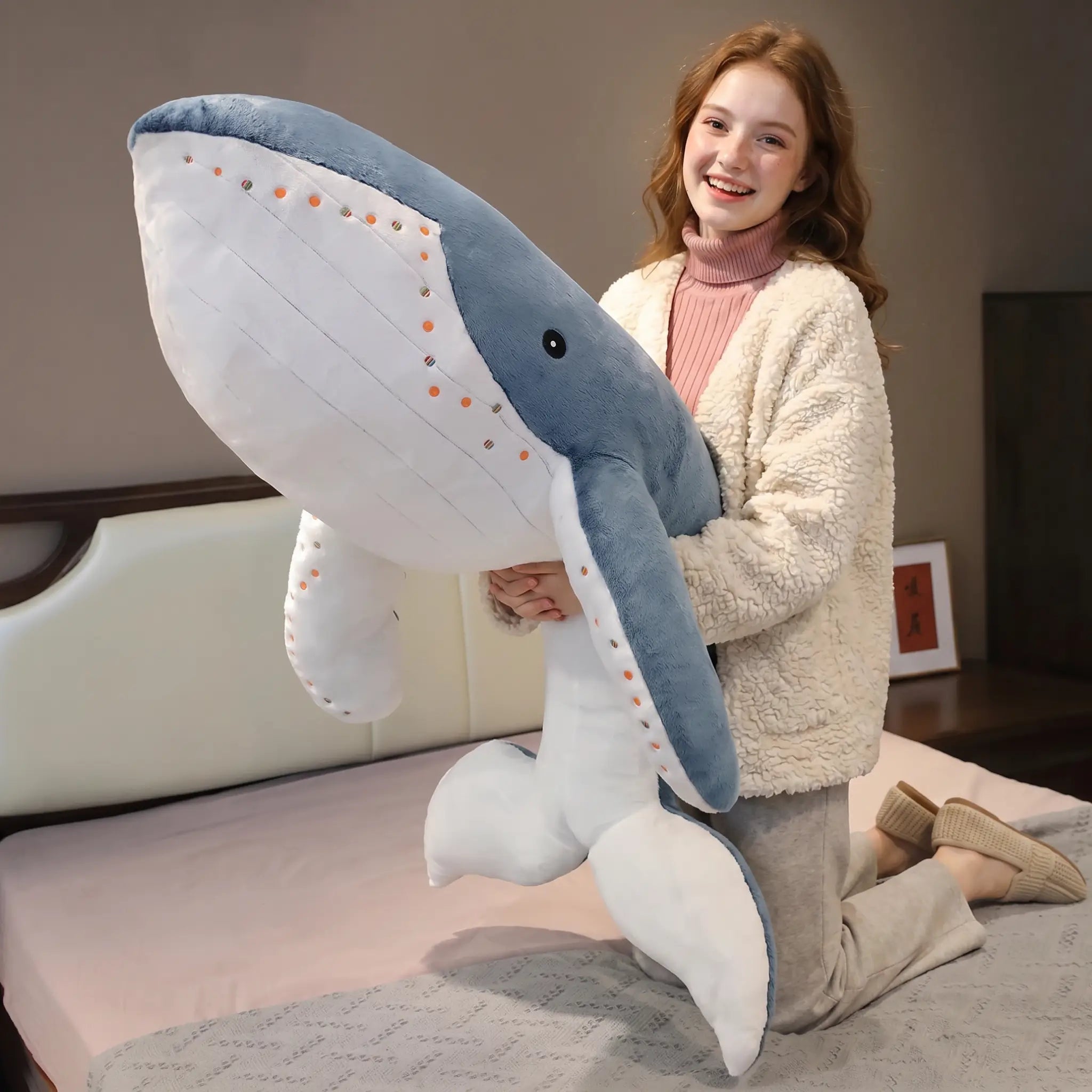 Wavy the Huggable Giant Whale Plush