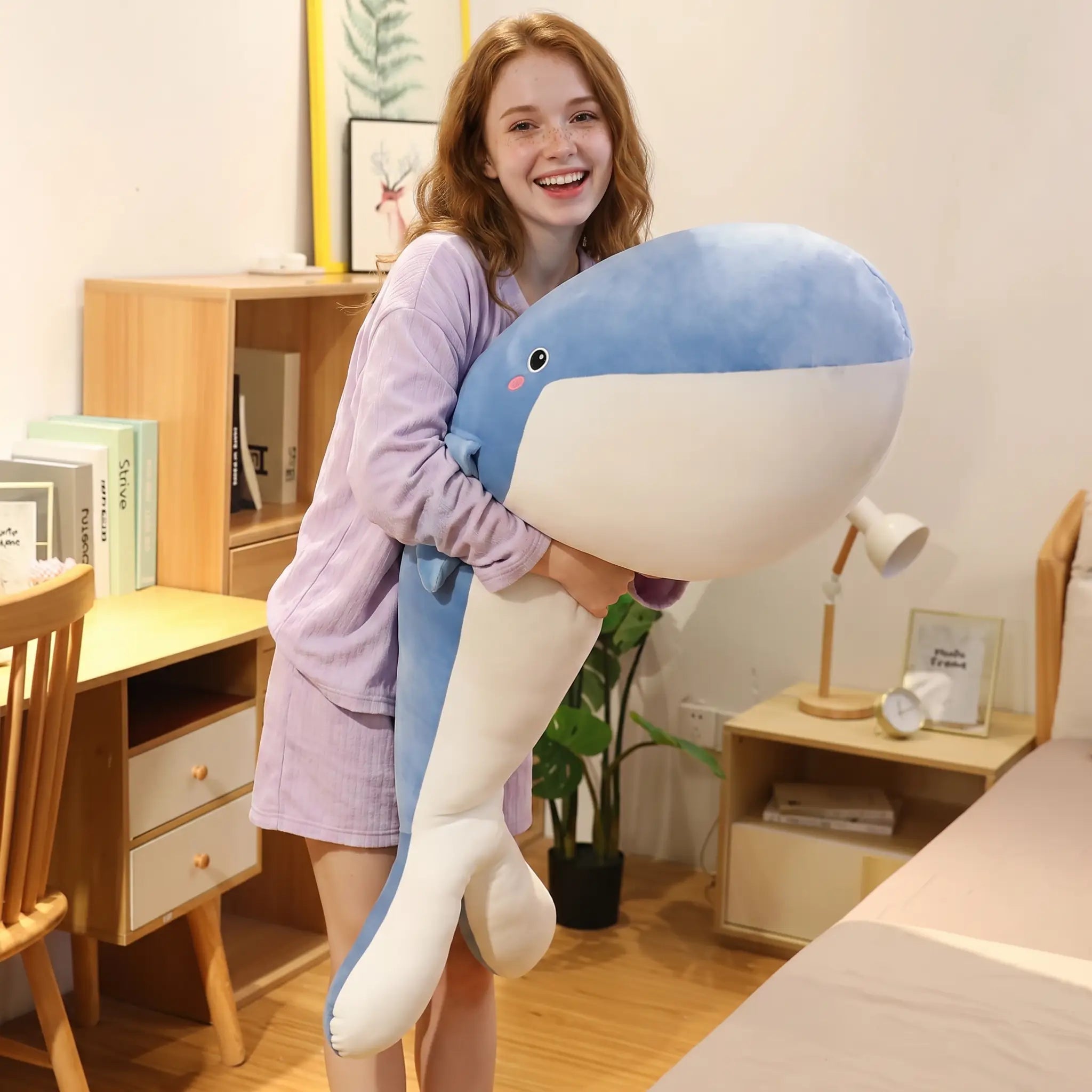 Bubbles the Giant Blue Whale Plush