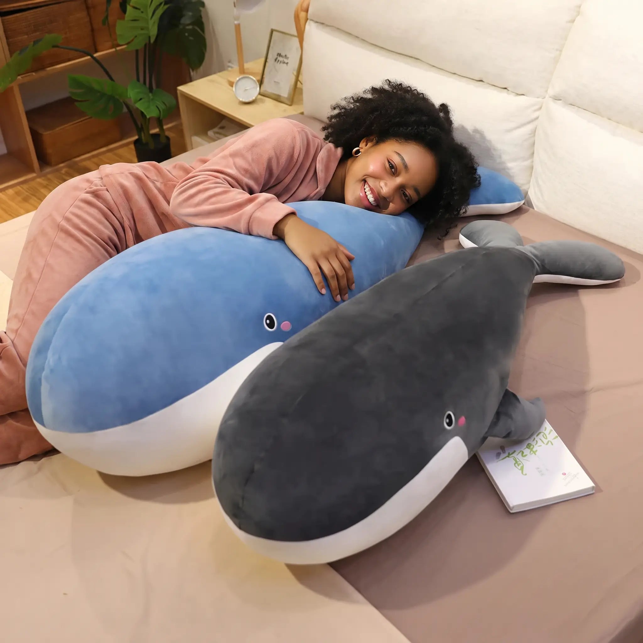 Bubbles the Giant Blue Whale Plush