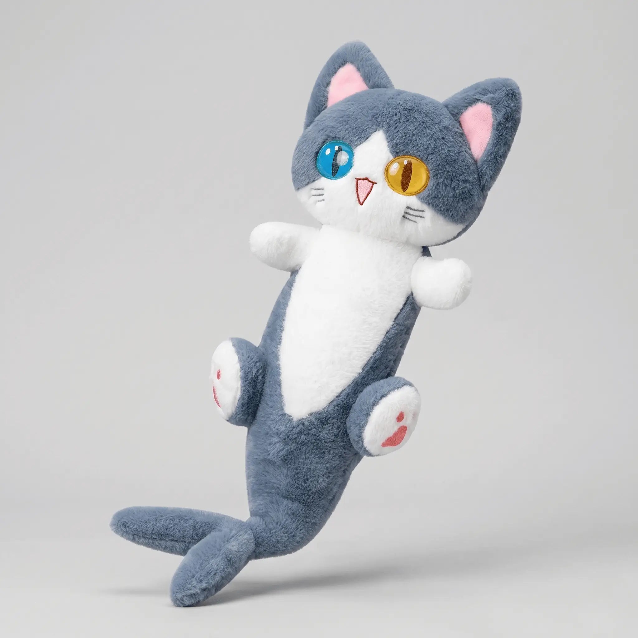 Alien the Kawaii Cat with Shark Tail Snuggle Pillow