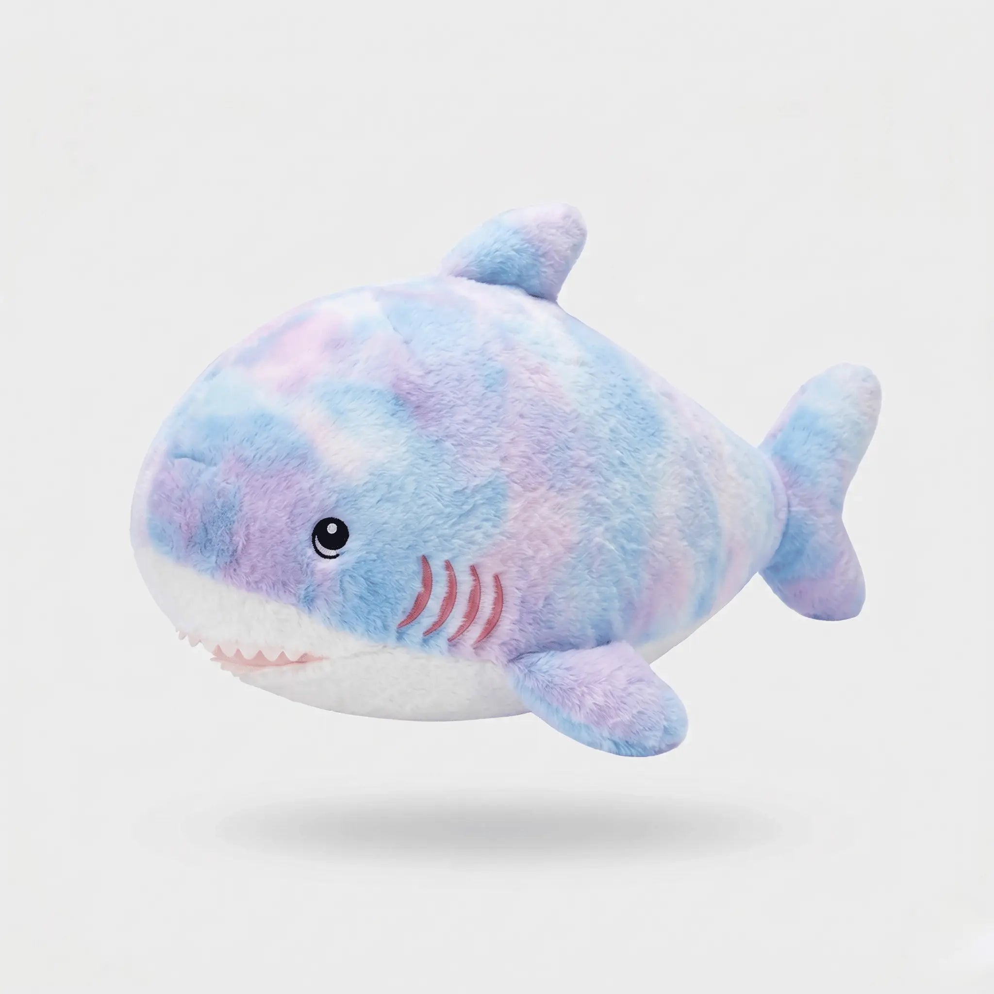 Wiggly Rainbow Shark Snuggle Plushie